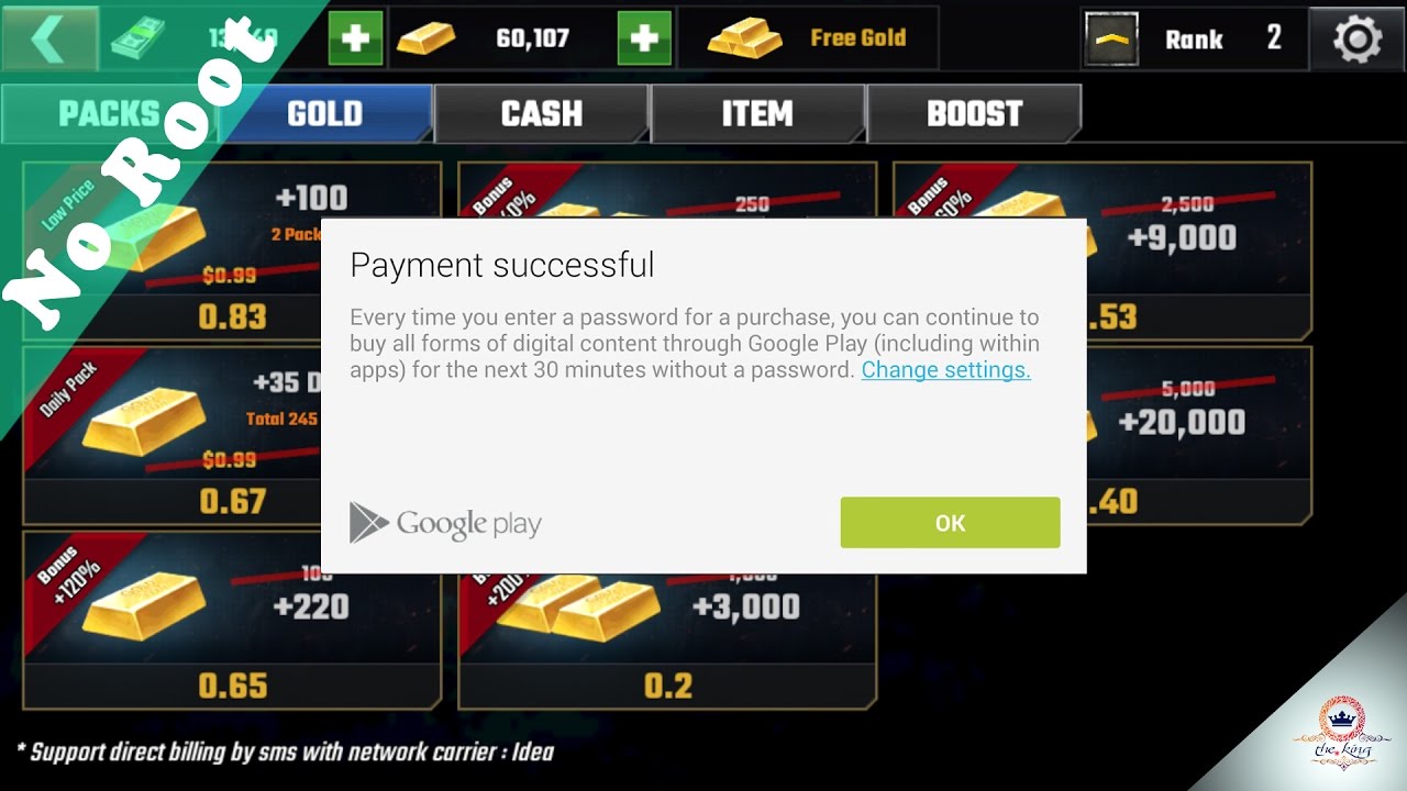 hack in app purchases android